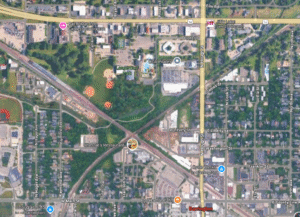 barrington il arial map (medium)