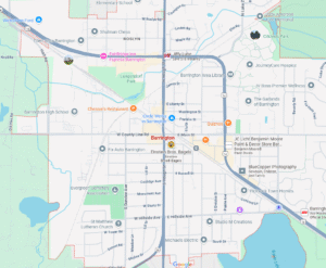 barrington il map (large)